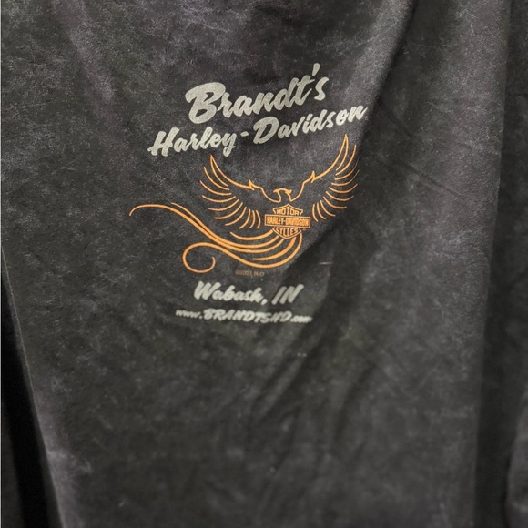 Harley-Davidson Gray Short Sleeve Relaxed Tee - Picture 4 of 5